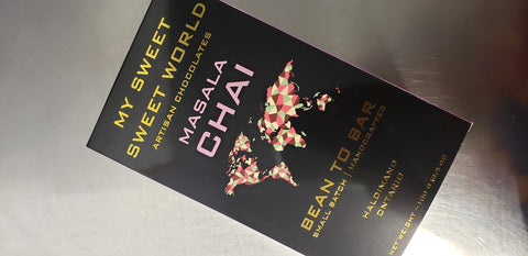 My Sweet Sweet World Masala Chai Chocolate, per 100 g bar