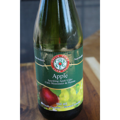 Sparkling apple cider, per 750ml bottle