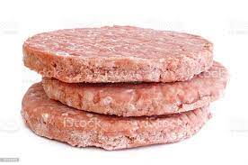 Fresh Beef burger patties, 2 per pkg.