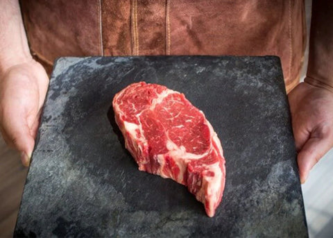 Fresh Rib-eye steak, per 12 oz