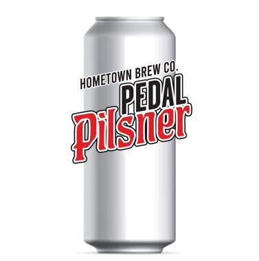 Hometown Brewery Pedal Pilsner, 6 × 473 mL