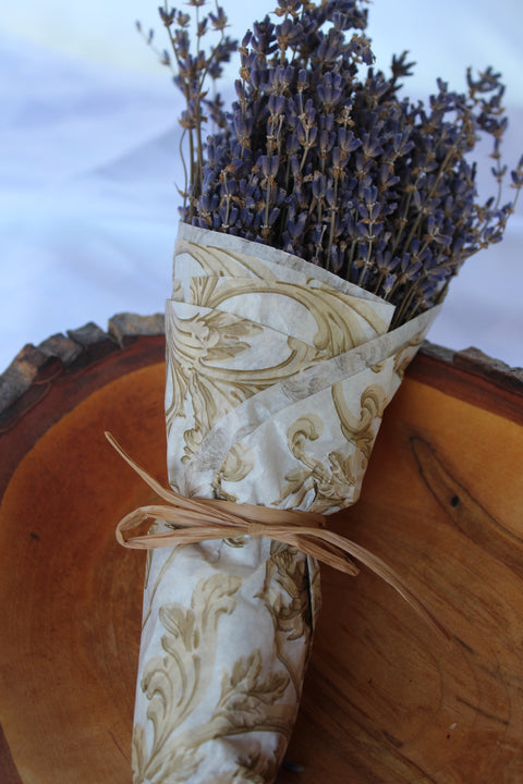 Dried Lavender Bundles, per small bouquet