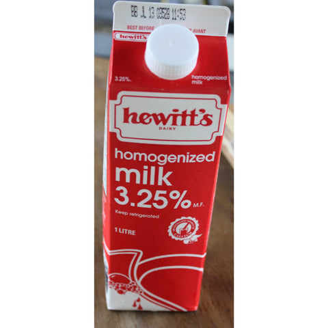Milk 3.25%, per 1L