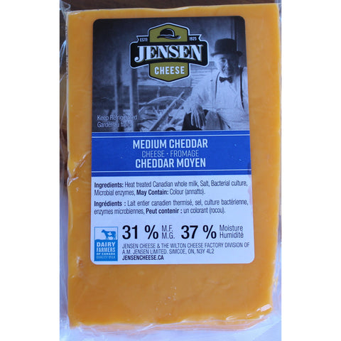 Cheese - Medium Cheddar, per 340 grams